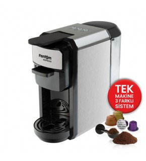  FANTOM Mixpresso Kahve Makinesi Siyah Renk 