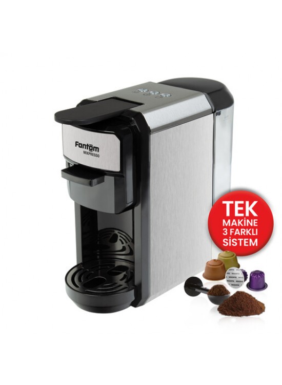 FANTOM Mixpresso Kahve Makinesi Siyah Renk