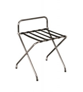 Hotel Type Metal Suitcase Holder With Back