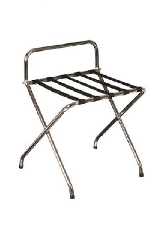 Hotel Type Metal Suitcase Holder With Back