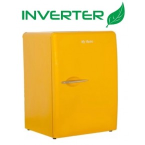 MNBAR RETRO İNVERTER SİSTEM MİNİBAR BLOK KAPI 40 LT SARI RENK