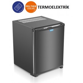 MNBAR MİNİBAR TERMOELEKTRİK (PELTİER) SİSTEM BLOK KAPI 40 LT  SİYAH RENK 